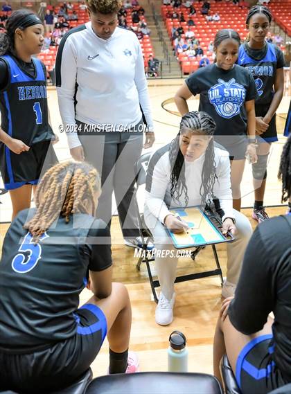 Thumbnail 2 in Hebron vs. Boswell (UIL Basketball 6A Area) photogallery.