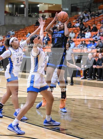 Thumbnail 3 in Hebron vs. Boswell (UIL Basketball 6A Area) photogallery.