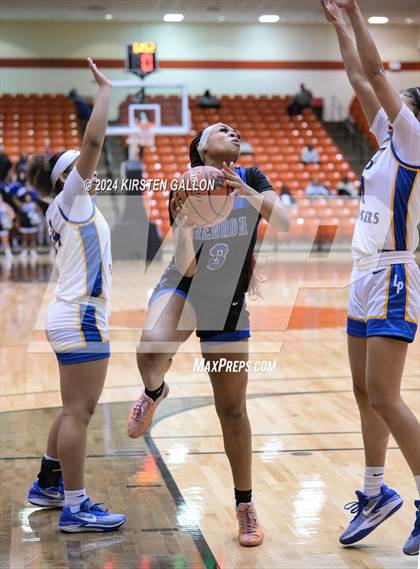 Thumbnail 3 in Hebron vs. Boswell (UIL Basketball 6A Area) photogallery.