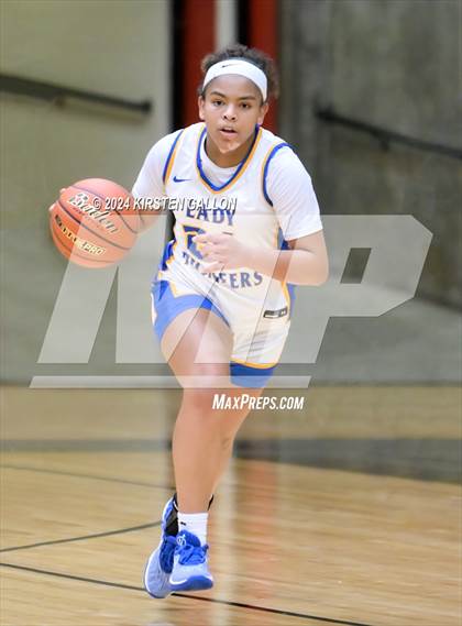 Thumbnail 1 in Hebron vs. Boswell (UIL Basketball 6A Area) photogallery.