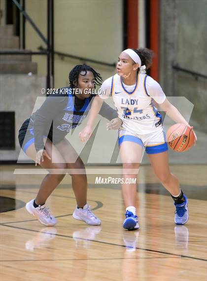 Thumbnail 3 in Hebron vs. Boswell (UIL Basketball 6A Area) photogallery.