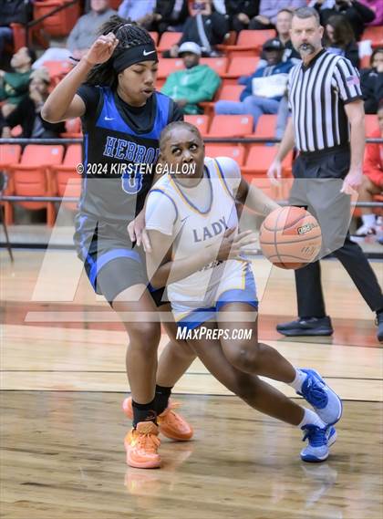 Thumbnail 3 in Hebron vs. Boswell (UIL Basketball 6A Area) photogallery.