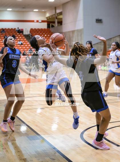 Thumbnail 3 in Hebron vs. Boswell (UIL Basketball 6A Area) photogallery.