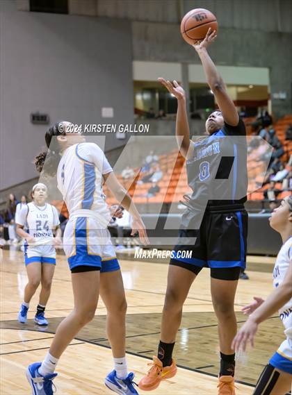 Thumbnail 2 in Hebron vs. Boswell (UIL Basketball 6A Area) photogallery.