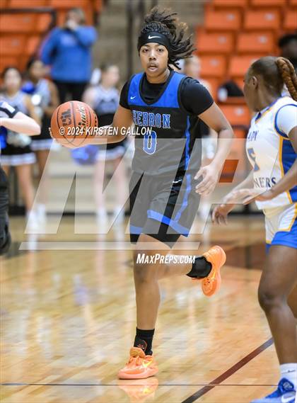Thumbnail 3 in Hebron vs. Boswell (UIL Basketball 6A Area) photogallery.