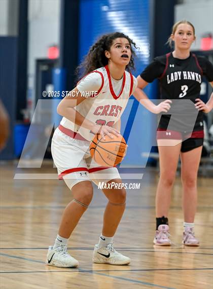 Thumbnail 3 in Santa Fe Catholic vs. Strawberry Crest (Tampa Bay Christmas Invitational) photogallery.