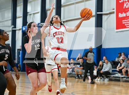 Thumbnail 3 in Santa Fe Catholic vs. Strawberry Crest (Tampa Bay Christmas Invitational) photogallery.