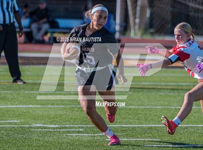 Thumbnail 1 in Hawaii Prep vs Kahuku (HHSAA Consolation Bracket) photogallery.