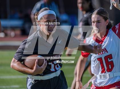 Thumbnail 1 in Hawaii Prep vs Kahuku (HHSAA Consolation Bracket) photogallery.