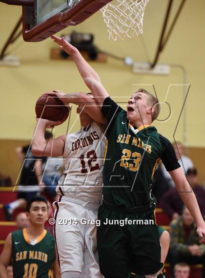 Thumbnail 2 in San Marin vs. Cardinal Newman (Rose City Tournament) photogallery.