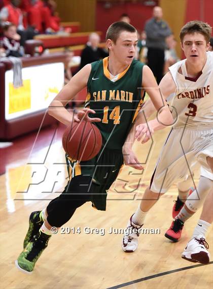 Thumbnail 2 in San Marin vs. Cardinal Newman (Rose City Tournament) photogallery.