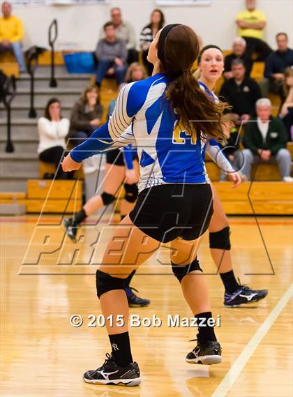 Thumbnail 2 in Aquinas [St. Thomas] vs Southern (OHSAA D4 Columbiana District Playoff) photogallery.