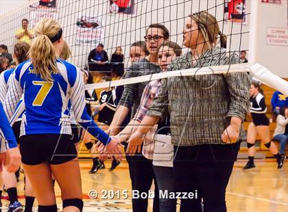 Thumbnail 1 in Aquinas [St. Thomas] vs Southern (OHSAA D4 Columbiana District Playoff) photogallery.