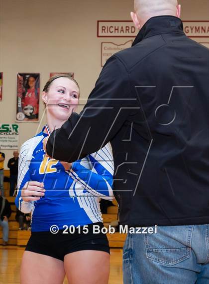 Thumbnail 3 in Aquinas [St. Thomas] vs Southern (OHSAA D4 Columbiana District Playoff) photogallery.