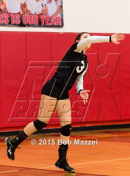 Thumbnail 1 in Aquinas [St. Thomas] vs Southern (OHSAA D4 Columbiana District Playoff) photogallery.