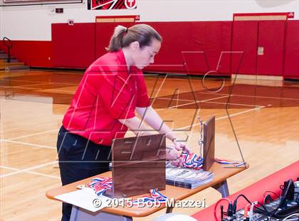 Thumbnail 2 in Aquinas [St. Thomas] vs Southern (OHSAA D4 Columbiana District Playoff) photogallery.