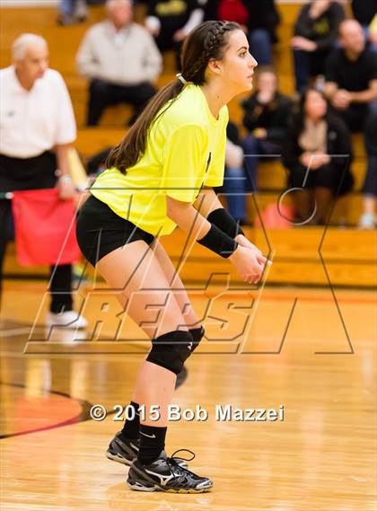 Thumbnail 1 in Aquinas [St. Thomas] vs Southern (OHSAA D4 Columbiana District Playoff) photogallery.