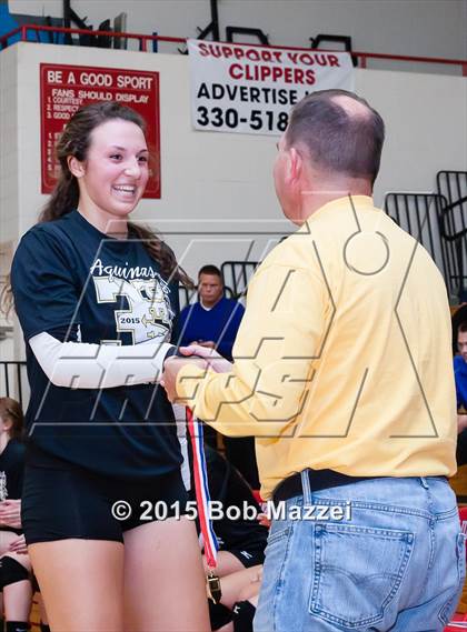 Thumbnail 3 in Aquinas [St. Thomas] vs Southern (OHSAA D4 Columbiana District Playoff) photogallery.