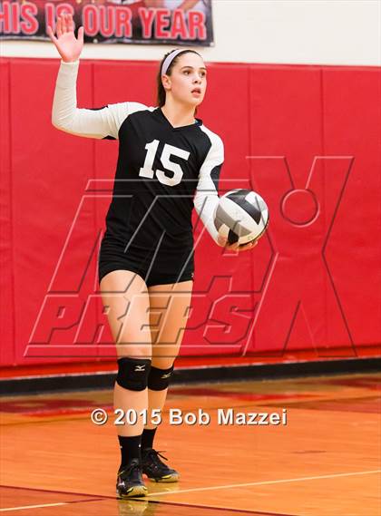 Thumbnail 1 in Aquinas [St. Thomas] vs Southern (OHSAA D4 Columbiana District Playoff) photogallery.