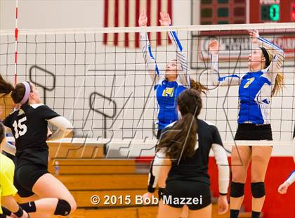 Thumbnail 1 in Aquinas [St. Thomas] vs Southern (OHSAA D4 Columbiana District Playoff) photogallery.