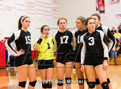 Thumbnail 2 in Aquinas [St. Thomas] vs Southern (OHSAA D4 Columbiana District Playoff) photogallery.