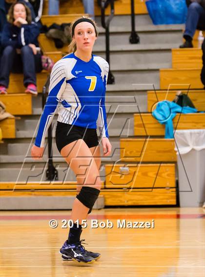 Thumbnail 3 in Aquinas [St. Thomas] vs Southern (OHSAA D4 Columbiana District Playoff) photogallery.