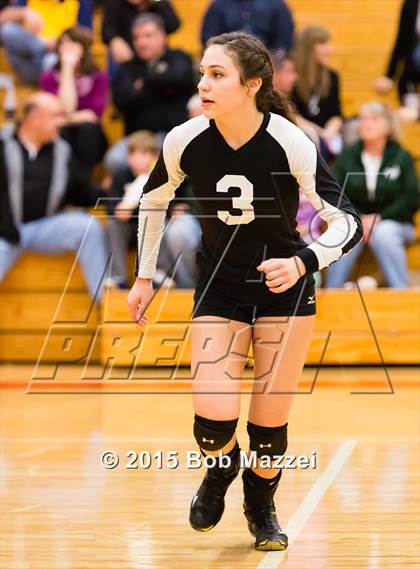 Thumbnail 1 in Aquinas [St. Thomas] vs Southern (OHSAA D4 Columbiana District Playoff) photogallery.