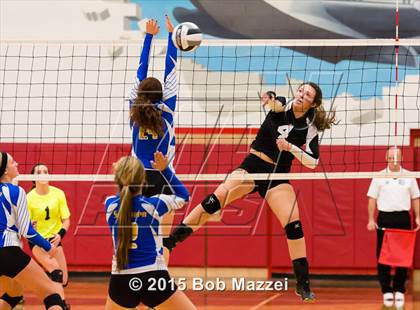 Thumbnail 1 in Aquinas [St. Thomas] vs Southern (OHSAA D4 Columbiana District Playoff) photogallery.