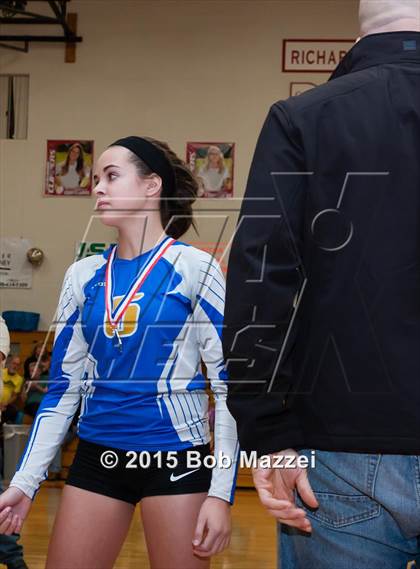 Thumbnail 3 in Aquinas [St. Thomas] vs Southern (OHSAA D4 Columbiana District Playoff) photogallery.