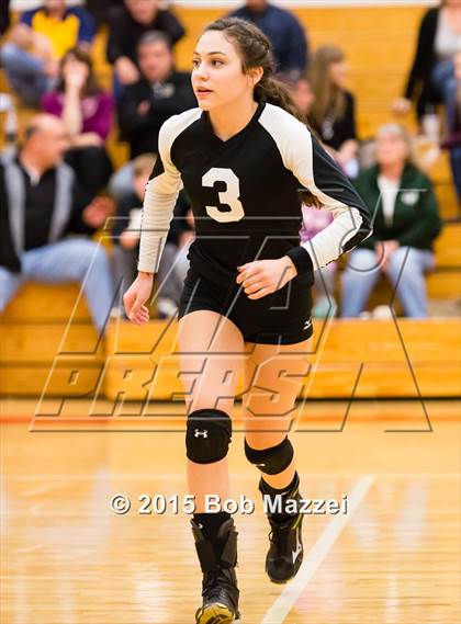 Thumbnail 2 in Aquinas [St. Thomas] vs Southern (OHSAA D4 Columbiana District Playoff) photogallery.