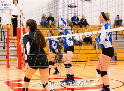 Thumbnail 3 in Aquinas [St. Thomas] vs Southern (OHSAA D4 Columbiana District Playoff) photogallery.
