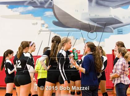 Thumbnail 2 in Aquinas [St. Thomas] vs Southern (OHSAA D4 Columbiana District Playoff) photogallery.