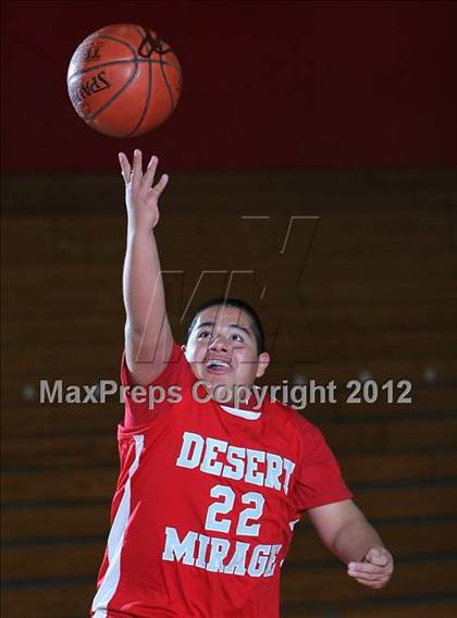 Thumbnail 2 in Desert Mirage JV v Palm Springs Frosh (MaxPreps Holiday Classic)  photogallery.