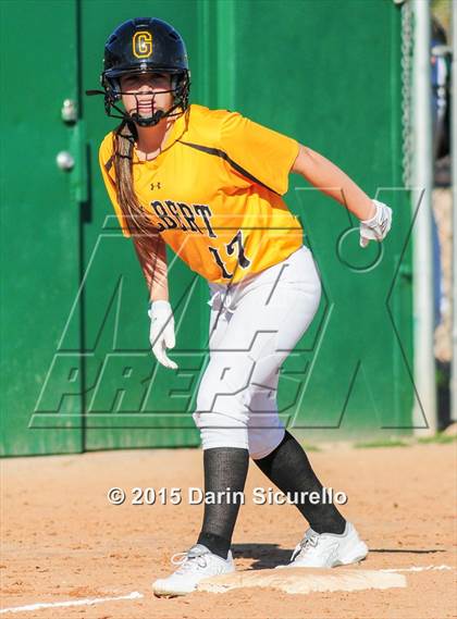 Thumbnail 2 in Gilbert vs. Perry (Red Mountain Tournament) photogallery.