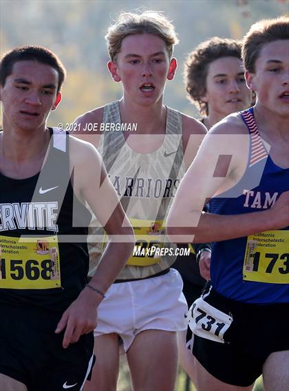Thumbnail 3 in CIF State Cross Country Championships (Boys D3 Race) photogallery.