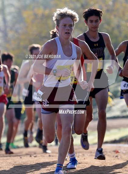 Thumbnail 1 in CIF State Cross Country Championships (Boys D3 Race) photogallery.