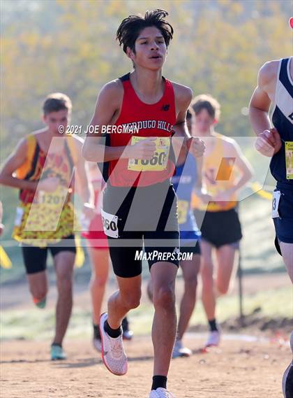 Thumbnail 2 in CIF State Cross Country Championships (Boys D3 Race) photogallery.