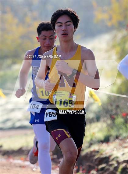Thumbnail 1 in CIF State Cross Country Championships (Boys D3 Race) photogallery.