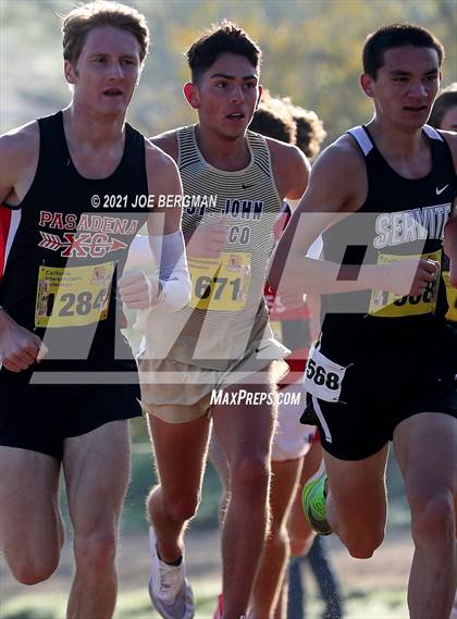 Thumbnail 2 in CIF State Cross Country Championships (Boys D3 Race) photogallery.