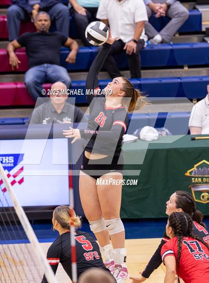 Thumbnail 2 in Santa Fe Christian vs. Patrick Henry (CIF SDS Division 2 Championships) photogallery.