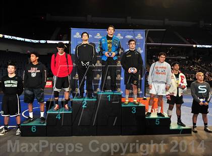 Thumbnail 3 in CIF Southern Section Masters Wrestling Championships (Day 2 - Finals) photogallery.
