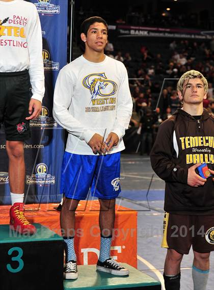 Thumbnail 2 in CIF Southern Section Masters Wrestling Championships (Day 2 - Finals) photogallery.