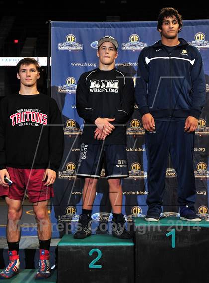 Thumbnail 3 in CIF Southern Section Masters Wrestling Championships (Day 2 - Finals) photogallery.