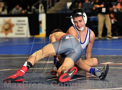 Thumbnail 3 in CIF Southern Section Masters Wrestling Championships (Day 2 - Finals) photogallery.