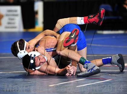 Thumbnail 3 in CIF Southern Section Masters Wrestling Championships (Day 2 - Finals) photogallery.