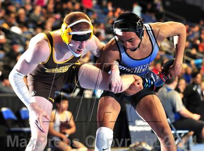 Thumbnail 1 in CIF Southern Section Masters Wrestling Championships (Day 2 - Finals) photogallery.