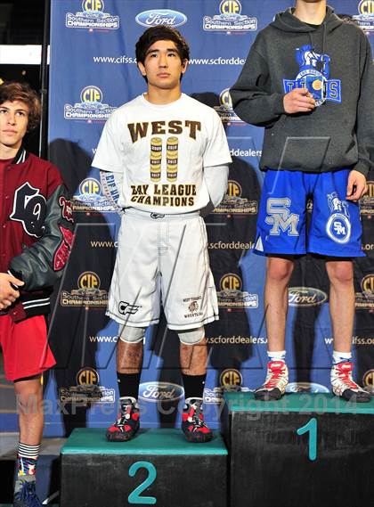Thumbnail 3 in CIF Southern Section Masters Wrestling Championships (Day 2 - Finals) photogallery.
