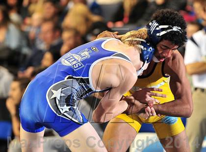 Thumbnail 3 in CIF Southern Section Masters Wrestling Championships (Day 2 - Finals) photogallery.