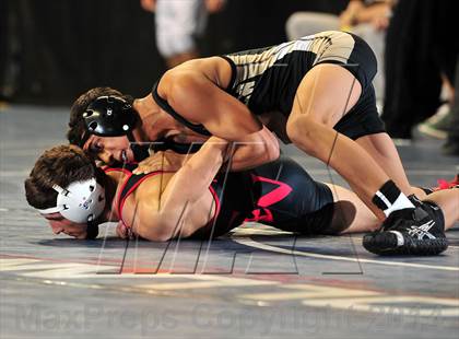 Thumbnail 3 in CIF Southern Section Masters Wrestling Championships (Day 2 - Finals) photogallery.