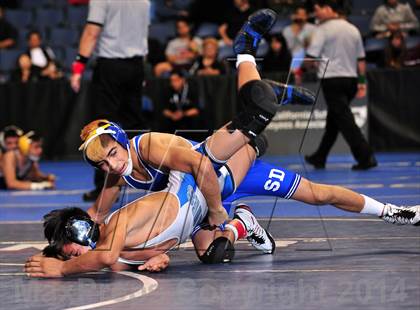 Thumbnail 3 in CIF Southern Section Masters Wrestling Championships (Day 2 - Finals) photogallery.